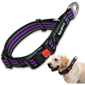 Martingale Collar for Dogs Reflective Collar with Quick Release Buckle, Adjustable Walking and Training for No Slip Dog Collar, Blue, M