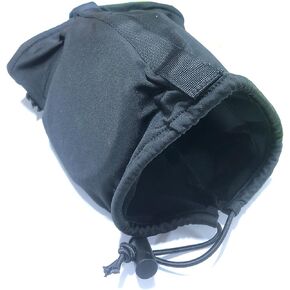 Dog Ear Muffs Noise Protection, Noise Cancelling Headphones for Dogs, Ear Covers for Hearing Protection from Thunder, Fireworks, Vacuum (L, Black)