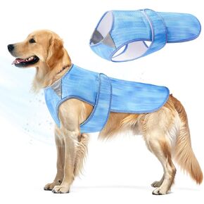 Summer Dog Cooling Vest - Lightweight Dog Cooling Jacket, Breathable Shirt for Walking, Outdoor Hunting Training and Camping (M) in Saudi Arabia