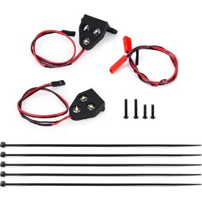 RCLIONS LED Headlights Taillight Front&Rear Lamp Lights Kit for TRX Jato 4X4 BL-2s 1/8 RC Model Car Monster Truck Upgrades Parts