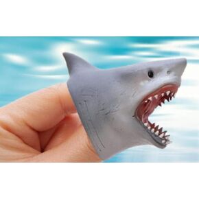 1 Baby Shark Finger Puppet Soft Stretchy Rubber Jaws Song