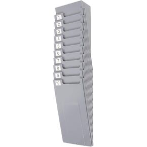 Expanding Rack Attendance Cards Holder Flexible Multi-Function Shelf Organizer for Warehouse and Office Use for Punch Cards and Daily Management