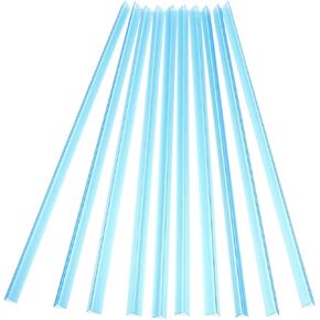 Housoutil 10pcs Bookbinding Slide Bar Plastic Binders Slide Grip Binding Bars for A4 Documents Tie Rod Clip Easy Access Organized Storage