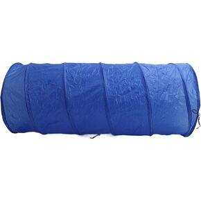 ZJchao Dog Agility Equipment, Dog Agility Jumps Dog Agility Tunnel with Tear Round Dog Training Tunnel, Folding Dog Agility Training Tunnel, Dog Play Tunnel Tent for Pet Play
