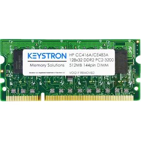 512MB 144pin DDR2 x32 Memory DIMM for HP Laserjet Enterprise 600 Printer M601 Series M601n, M601dn