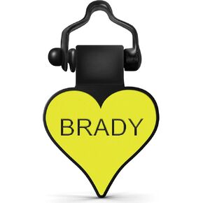 SiliDog - The Original Silicone Silent Dog Tag - Personalized Engraved Soundless Pet ID - As Seen On Shark Tank - Durable - Never Fades - Heart - Pink
