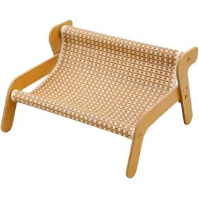 The Claw Lounge, Cat Sisal Chair, Rocking Cat Scratcher, 2-in-1 Cat Scratch Pad and Lounger, Cooling Mat, for Indoor Cats (Style A)