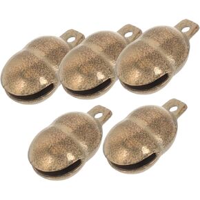 DOITOOL 5Pcs Pet Collar Charms Durable Pet Bells for Dogs and Cats DIY Charm Pendants for Necklaces Sound Versatile Accessories for Pet Lovers for Bags and Luggage
