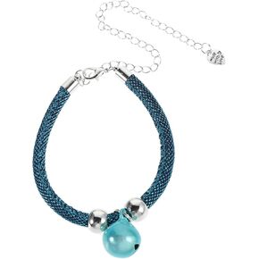 POPETPOP Adjustable Puppy Collar with Bells for and Kittens Comfortable Fit Pet Necklace for Bichon and Cats Safe Pet Bell Collar Charms