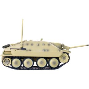 1/72 Scale Alloy WWII German Army Jagdpanzer 38(t) Sd.Kfz.138/2 Hetzer Tank Model Fighter Military Model Diecast Tank for Collection