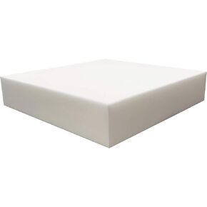 FoamRush 4" x 30" x 30" Upholstery Foam High Density Firm Soft Support (Chair Cushion Square Foam for Dinning Chairs, Wheelchair Seat Cushion Replacement)