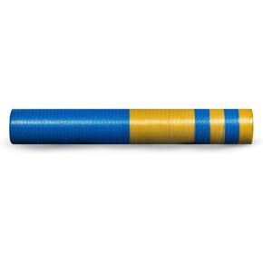 Round Bale Hay Net Wrap – 51" x 9,840' Blue & Gold FFA Net for Hay, Corn Stalks & Alfalfa – High UV Resistance, Over-The-Edge Coverage, Premium Baler Wrap