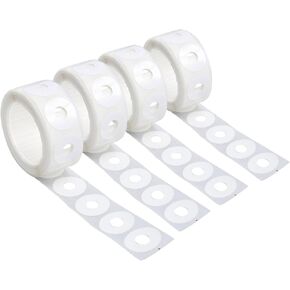 250PCS Hole Reinforcement Labels, Hole Reinforcement Stickers, Easily Repair Torn Holes in Paper, PVC Material Stickers for Home, Office, Crafts