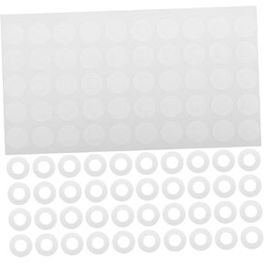 HOMSFOU 2000pcs Paper Hole Reinforcement Stickers Binder Labels for Repairing Loose Leaf Pages Easy to Apply and Remove for Office Supplies and Craft Projects