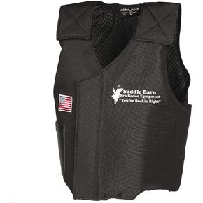 Saddle Barn Tack Mutton Bustin Vest Black in Kuwait