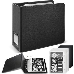 tutata 80 PCS Magnetic Sheets for Dies Storage, Stamp and Die Cut Storage Set, for Die Cutting, DIY Scrapbooking, Card Making, Die Storage Binder