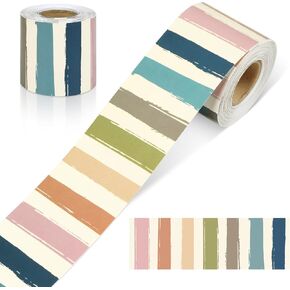 50 Feet Bulletin Board Borders - Boho Classroom Trim for Walls, Doors, Whiteboards | Seamless Fade-Proof Decoration | Teacher Essential