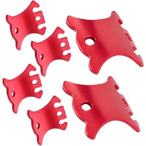 6Pcs Lightweight Rope Fasteners Rope Adjusters for Outdoor Camping Picnic Tent Use Cord Tighteners