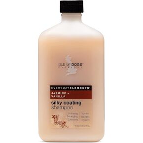 Everyday Isle of Dogs Silky Coating Dog Shampoo for Yorkies,Beagles and Spaniels (16.9 oz/Jasmine and Vanilla)