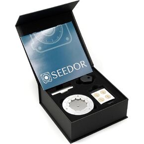 Safe Starter Kit Travel Edition-Bitcoin Steel Wallet ، Beed-up-up ، Wallet Crypto ، Recovery Prase Storage Offline Cold ، متوافق مع محافظ الأجهزة مثل Coldcard و Ledger و Trezor
