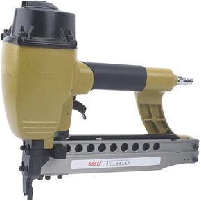 Oil-Free Pneumatic Staple Gun Heavy-Duty Stapler 16GA N851F Pneumatic Stapler Continuous Shots Nail Gun Heavy Duty Pneumatic Staple Guns for Furniture