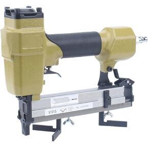 Oil-Free Pneumatic Staple Gun Heavy-Duty Stapler V1015B Pneumatic V-Type Nailer Frame Nail Gun V-Type Nail 7-15mm Frame Stapler