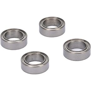 Keenso RC Car Ball Bearings 4Pcs Metal Bearing Kit Easy Replacement Wide Compatibility with SCY 16101 16102 16103 16201 for Remote Control Car Upgrade Parts