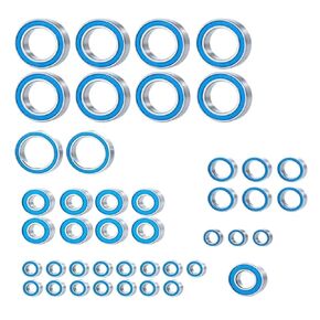 Compatible with UDR 1/7 RC Car Upgrades Replacement Accessories 43PCS Rubber Sealed Ball Bearing Kit RC Car Accessories