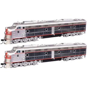 Walthers Mainline 920-49914 HO Scale EMD E8 A-A - Standard DC - Chicago, Burlington & Quincy #9989A & 9989B (Plated Sides)