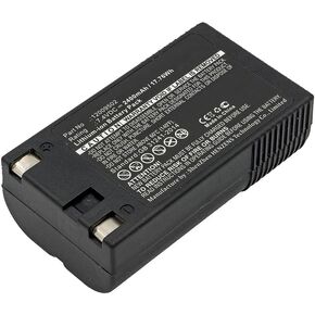 بطارية الطابعة الرقمية التآزر ، متوافقة مع طابعة Paxar 12009502 ، (Li-ion ، 7.4v ، 2400mAh) سعة عالية جدًا ، بديل لبطارية Paxar 12009502