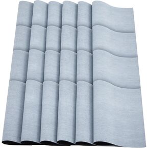 Faccito 24 Pcs Water Drawing Writing Cloth Reusable Water Paper 17 x 13 Inch Chinese Calligraphy Practice Felt Mat No Ink for Students Beginners Practicing