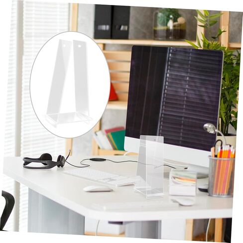 Cabilock Acrylic Calendar Holder for Desk Transparent Calendar Display Stand for Office Use for Daily Organization in Saudi Arabia