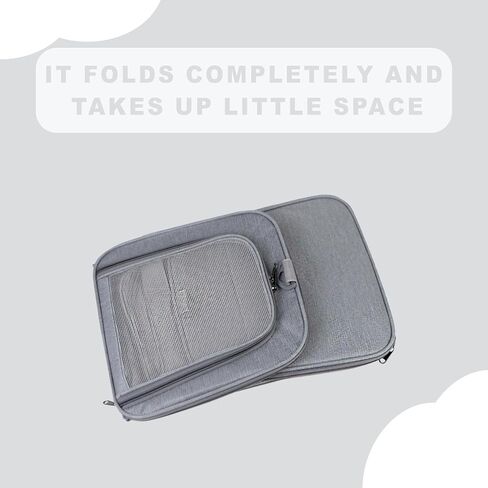 Airline Approved Soft Sided Pet Carrier for Small and Medium Dogs, Cats, and Puppies (Up to 15 lbs), Collapsible Portable Travel Bag for Dogs Cats (Grey) in Saudi Arabia