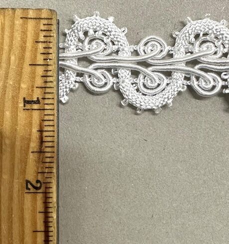 1" Designer Braid Gimp Trim - 10 Continuous Yards! Made in USA! (Black) in Kuwait