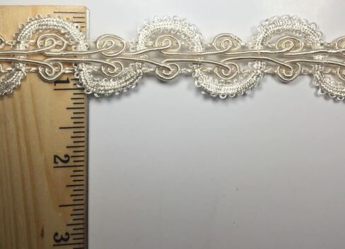 1" Designer Braid Gimp Trim - 10 Continuous Yards! Made in USA! (Black) in Kuwait