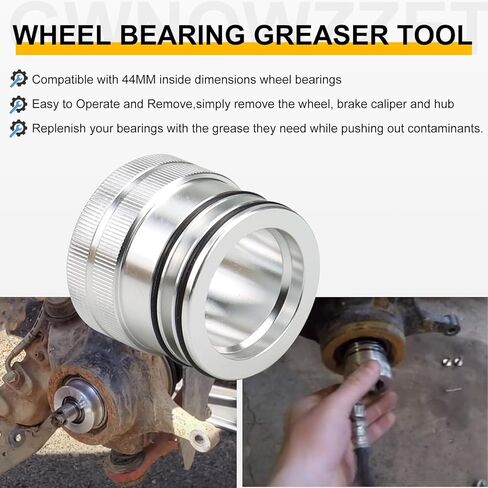 شحم محمل العجلة الخلفية الأمامية 44 مم مناسب لـ Polaris RZR 900 1000، RZR XP Turbo ولجميع Polaris ATV UTV مع محامل عجلات 44 مم in Kuwait