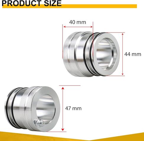 شحم محمل العجلة الخلفية الأمامية 44 مم مناسب لـ Polaris RZR 900 1000، RZR XP Turbo ولجميع Polaris ATV UTV مع محامل عجلات 44 مم in Kuwait