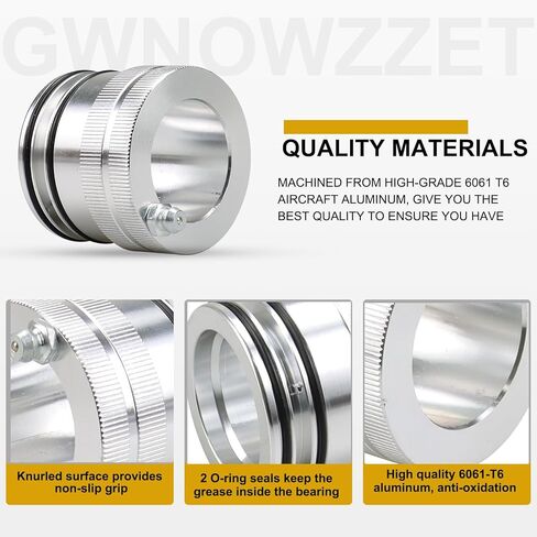 شحم محمل العجلة الخلفية الأمامية 44 مم مناسب لـ Polaris RZR 900 1000، RZR XP Turbo ولجميع Polaris ATV UTV مع محامل عجلات 44 مم in Kuwait