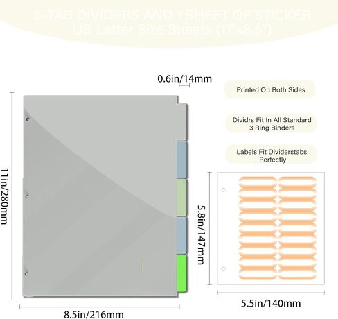 3 Ring Binder 1 inch with Clipboard - White & Pink Bow Design, Includes Dividers, File Bag & Spine Label - Classic and Elegant for School or Work, Holographic Waterproof Film in Kuwait