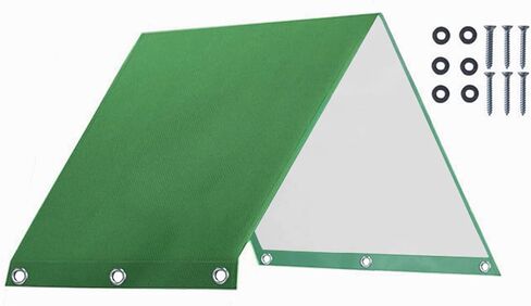 Playground Replacement Canopy, 52" x 90" Swing Set Replacement Tarp, Waterproof 210D Oxford Cloth Playset Replacement Tarp, Playground Accessories for Kids Outdoor, Backyard Playground (Dark Green) in Kuwait