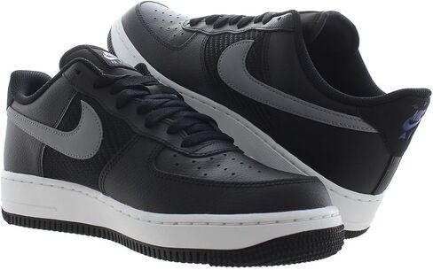 حذاء Nike Air Force 1 '07 LV8 أبيض/رمادي لكرة القدم-Game Royal للرجال مقاس 8.5 in Saudi Arabia