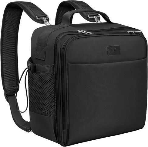 SKYDUE 3-Inch 650-Sheet Zipper Binder with Adjustable Shoulder Strap & Handle, 3-Ring Zip Up Binder for Office, Multi-Pocket Binder with Dual Zipper Closure (Pink) in Saudi Arabia