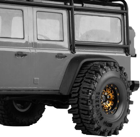 1.0 RC Wheels RC Truck Tires for 1/18 1/24 TRX4M,SCX24,FCX24 RC Crawler,Alloy 1.0‘’ Beadlock RC Truck Tires RC Wheels (4pcs Gold) in Saudi Arabia