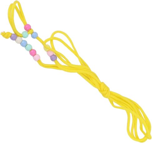 Tbest Tbest Pet Products Treptile Traction Le S Beadesign rope small Animal Rope for Lizard Guinea Pig Hamster Ding Tools ، (الأصفر) in Kuwait