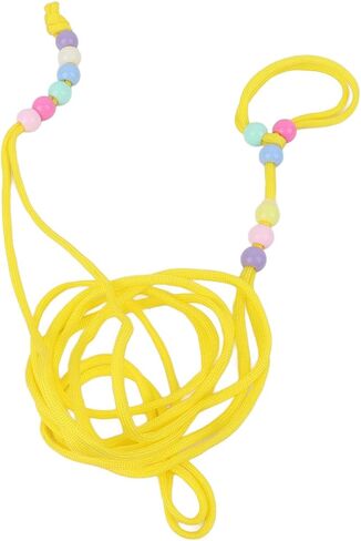 Tbest Tbest Pet Products Treptile Traction Le S Beadesign rope small Animal Rope for Lizard Guinea Pig Hamster Ding Tools ، (الأصفر) in Kuwait