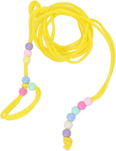 Tbest Tbest Pet Products Treptile Traction Le S Beadesign rope small Animal Rope for Lizard Guinea Pig Hamster Ding Tools ، (الأصفر) in Kuwait