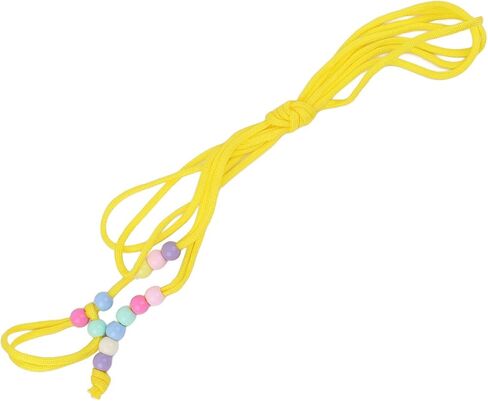 Tbest Tbest Pet Products Treptile Traction Le S Beadesign rope small Animal Rope for Lizard Guinea Pig Hamster Ding Tools ، (الأصفر) in Kuwait
