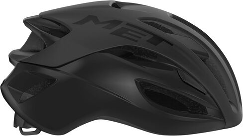 MET - RIVALE MIPS Bike Helmet | Road Cycling | Lightweight, Aerodynamic, Ventilated| Men, Women, Adult | 3 Sizes | Black, White, Yellow, White/Black/Red Metallic (Solar Gray, Small) in Saudi Arabia
