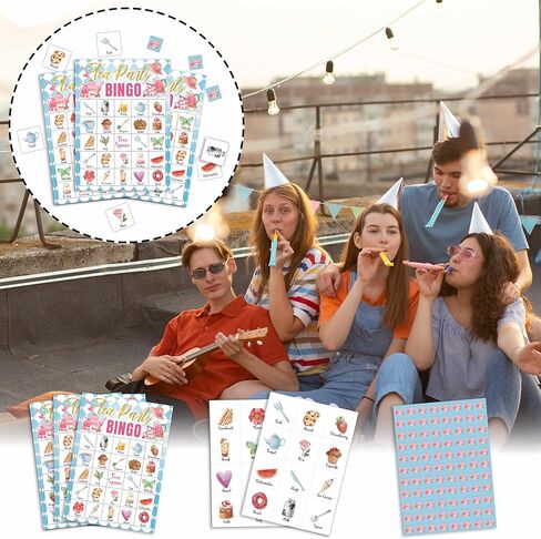 Baby Shower Bingo Games, Baby Bingo for Baby Shower, Blush Pink Floral Baby Bingo Game, Gender Reveal Games, Baby Shower Decorations Favors, 24 Players Bingo Games Cards (C04) in Saudi Arabia