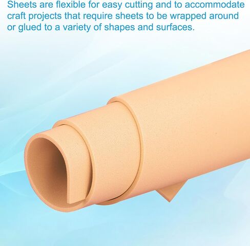 PATIKIL 10 Pcs Skin EVA Foam Sheet, 12 x 8 Inch 2mm Thick Foam Sheets for Crafts DIY Project, 30 x 20cm in Saudi Arabia